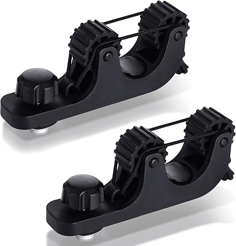 Geelin Soporte para remo de kayak, accesorios de montaje en pista, soporte de remo estándar de pesca, soporte de remo de kayak para barra de