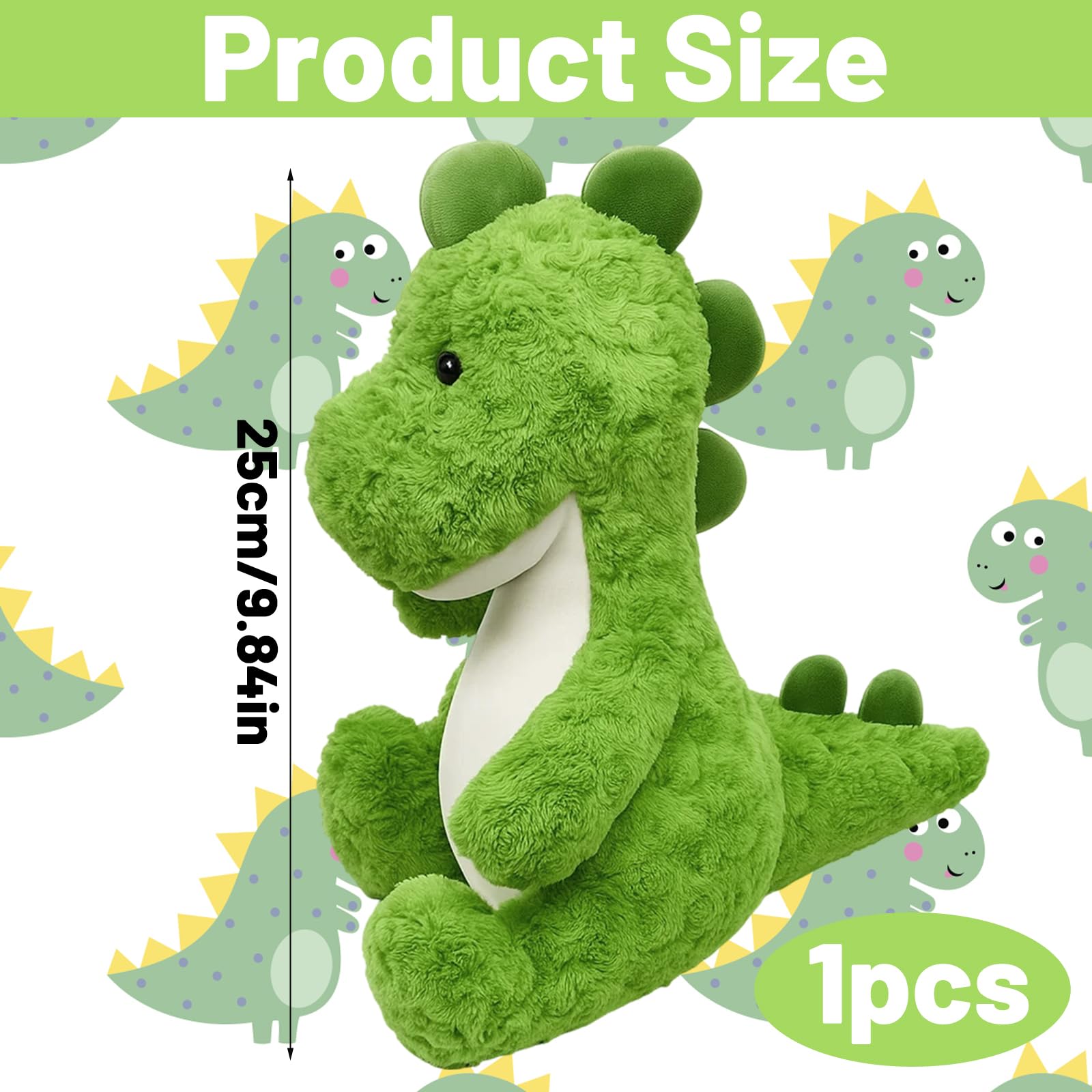 CtiUjdx 1Pcs Dinosaur Teddy, Cuddly Toy, Soft Dinosaur Plush, Dinosaur Toys, Dinosaur Soft Toy, Toy Dinosaurs - Image 2