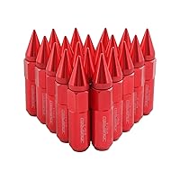 Vista 8 de JDMSPEED Neo Chrome 20 unids M12X1.5 Cap Spiked Extended Tuner 2.362 in Ruedas de Aluminio Llantas Tuercas