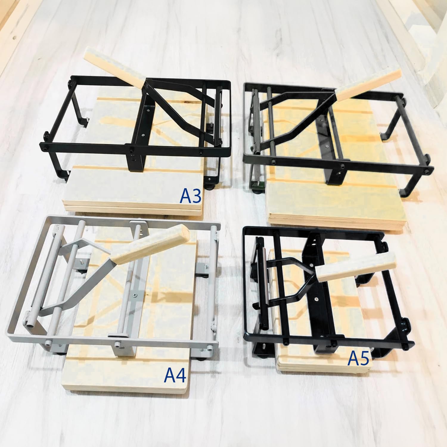 A4 Linoleumpresse, Linoleumpresse, Linolpresse, Druckherstellung, Pressmaschine