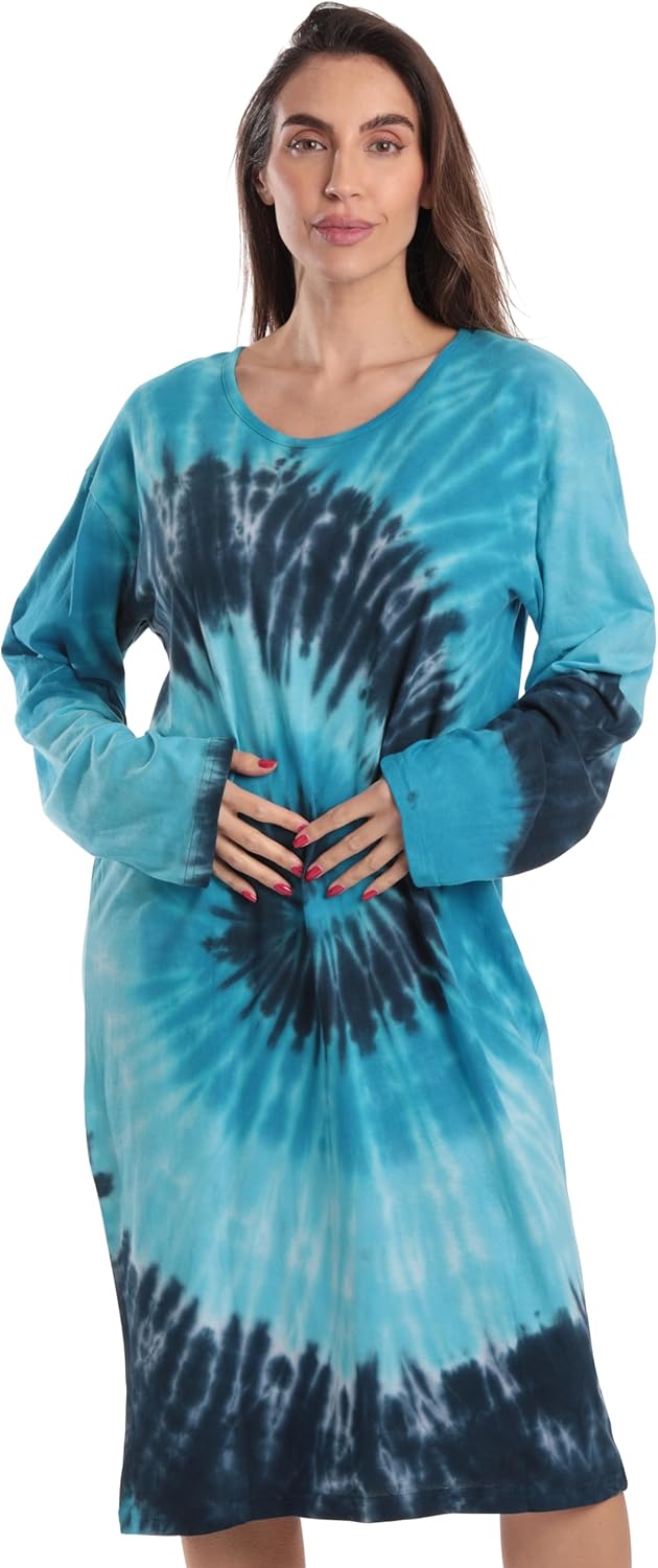Comfortable long sleeve nightgown for bedtime relaxation