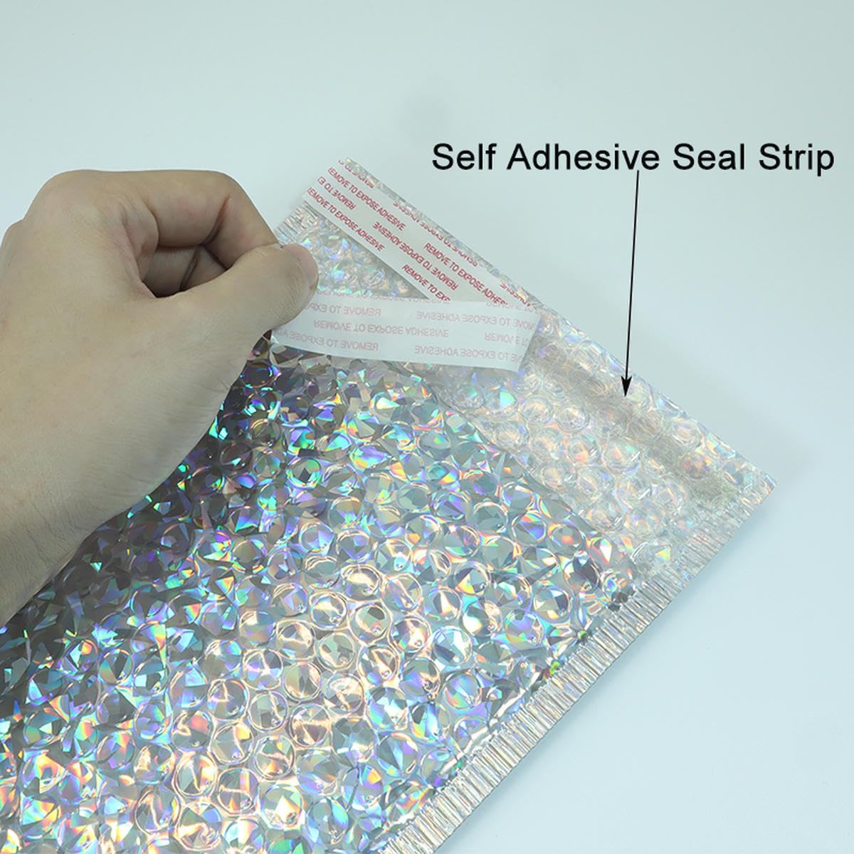 SuperbMailers Buste Imbottite Nere Metallizzate – Con Bolle Protettive – Per Spedizioni Glamour