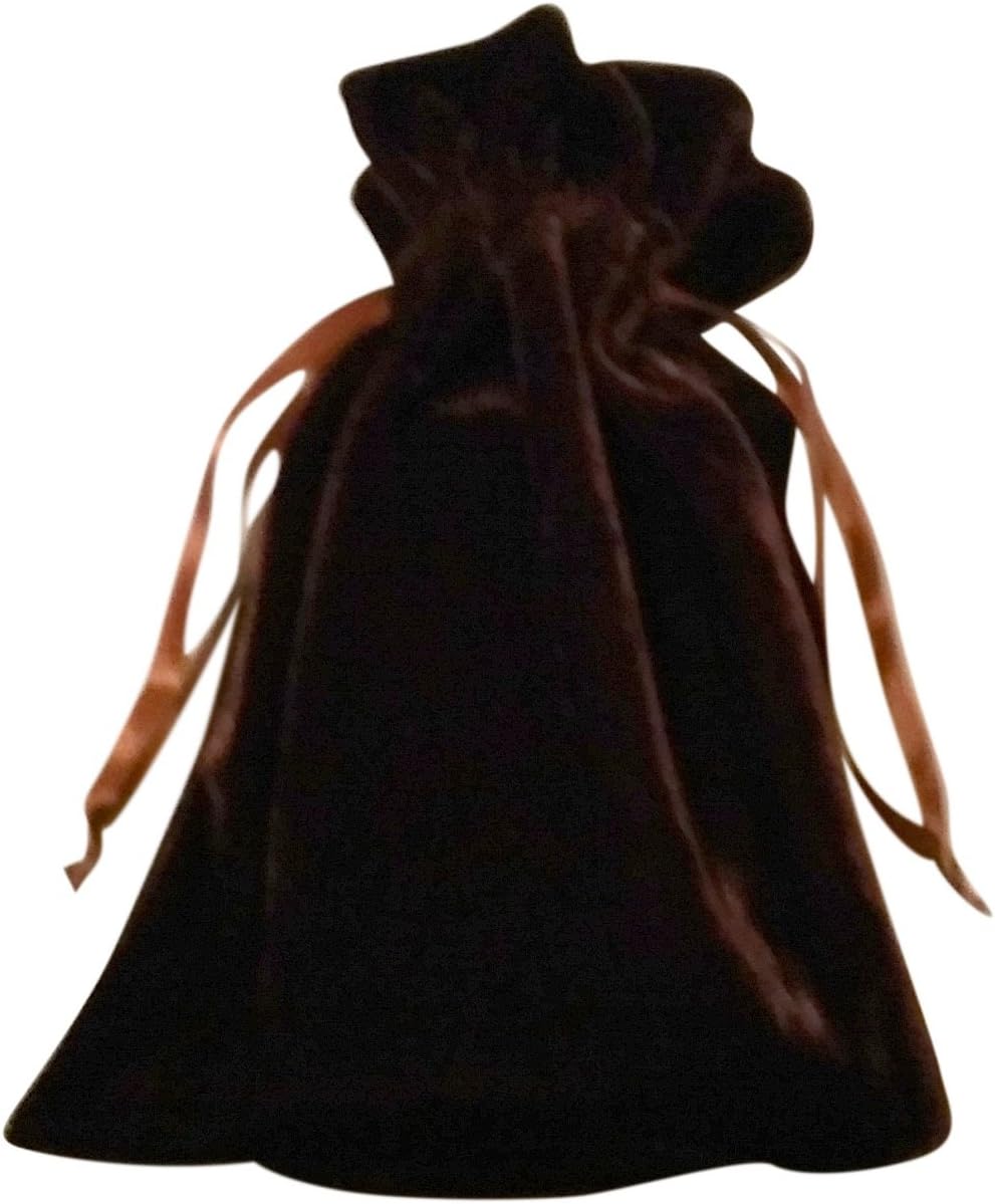 Seal Brown Velvet 6 X 9 Tarot and Dice Bag