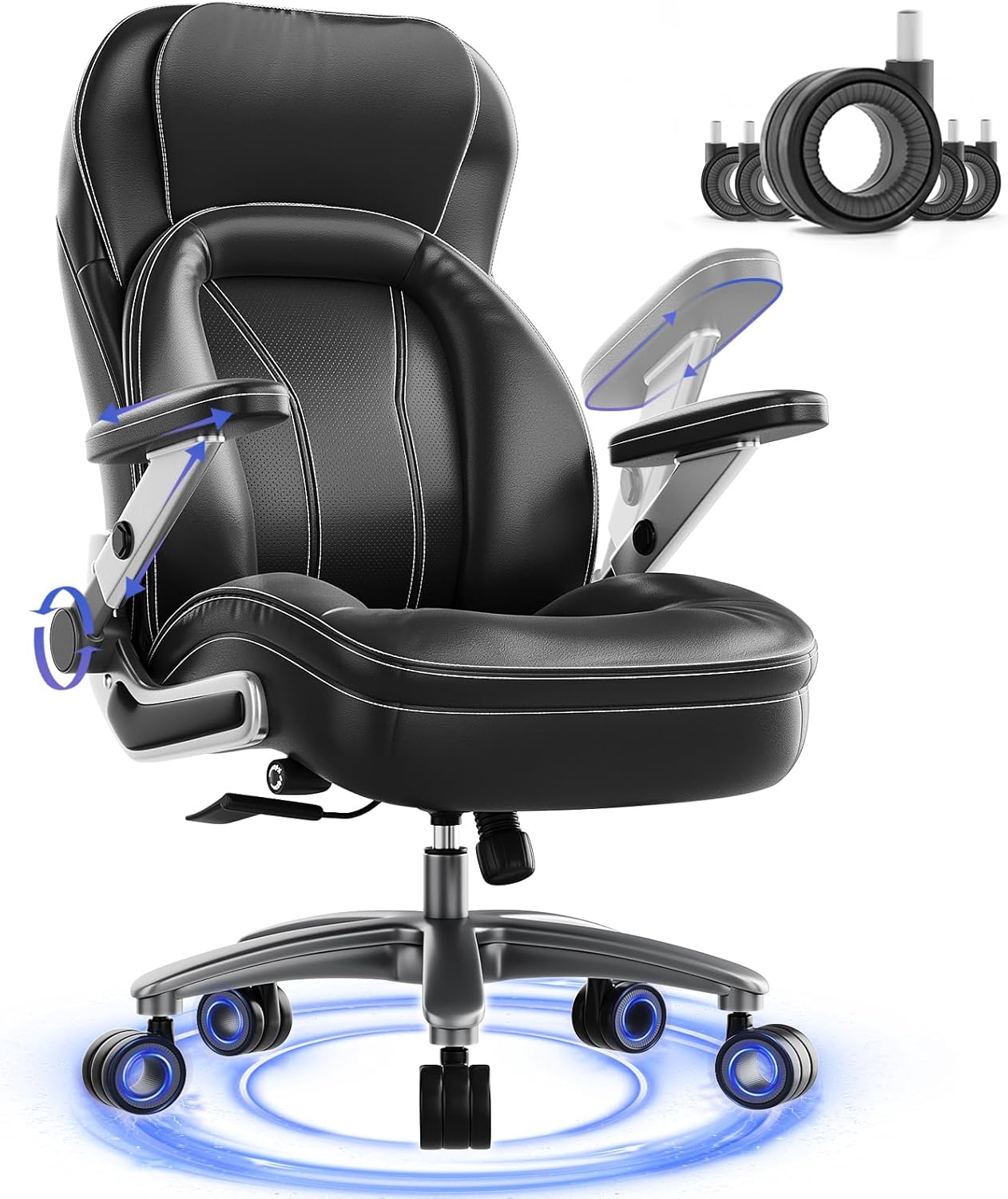 ErgoPlus Adjustable Ergonomic Office Chair with Lumbar Support