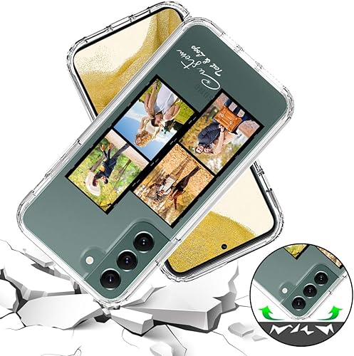 Vista 222 de Funda transparente 3 en 1 diseñada para teléfono Galaxy S21, Plus/Ultra/FE 5G Samsung, capas protectoras híbridas [protector de pantalla] Borrar 05