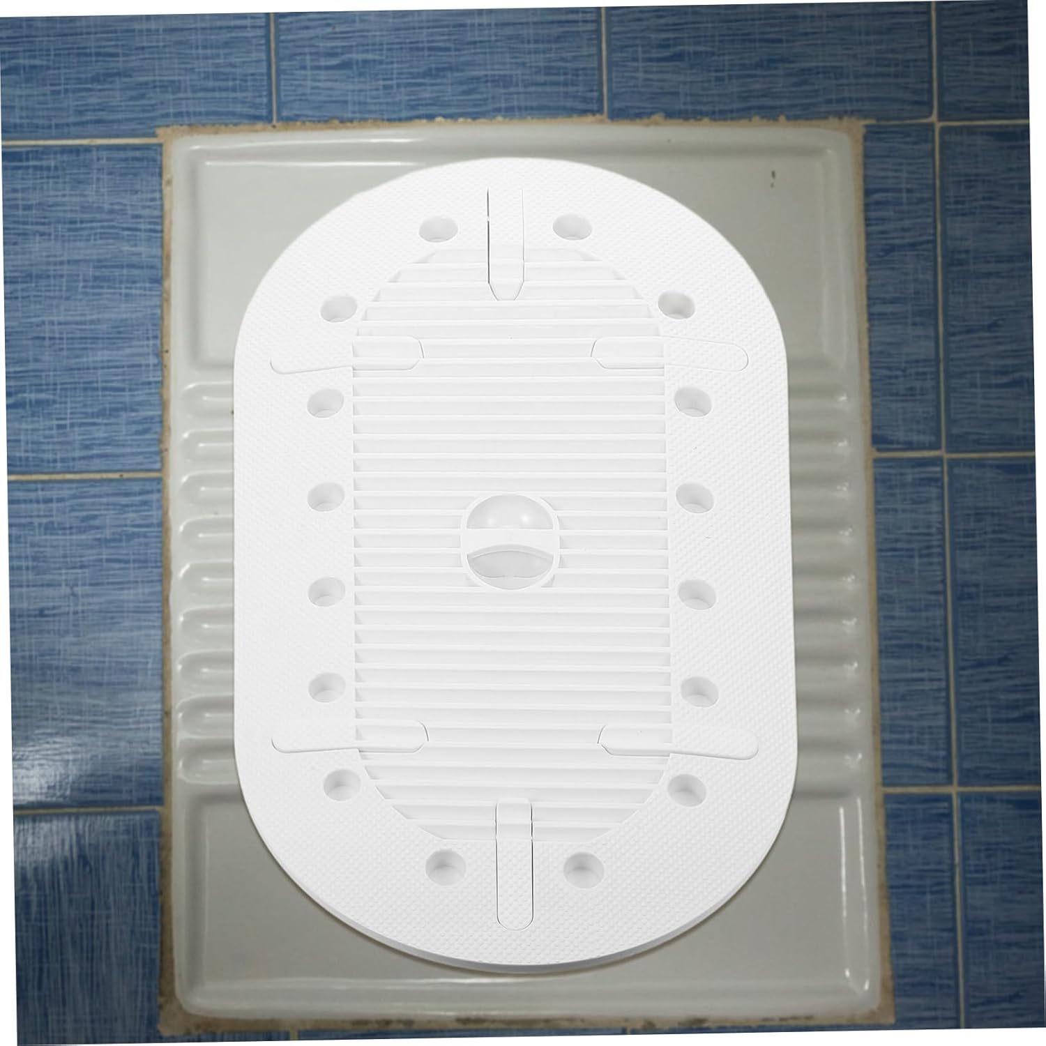 Squatting Toilet Cover Sealed Design for Squatting Pits Toilet Lid with Easy Clean Surface for Bathrooms