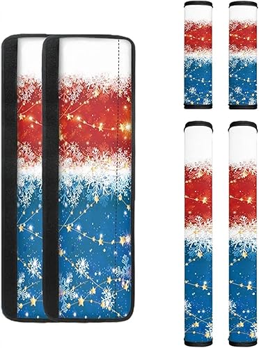 Cubiertas de mango de puerta de refrigerador, con copos de nieve de invierno, suaves y cómodas, con mango antideslizante, para miembros de la