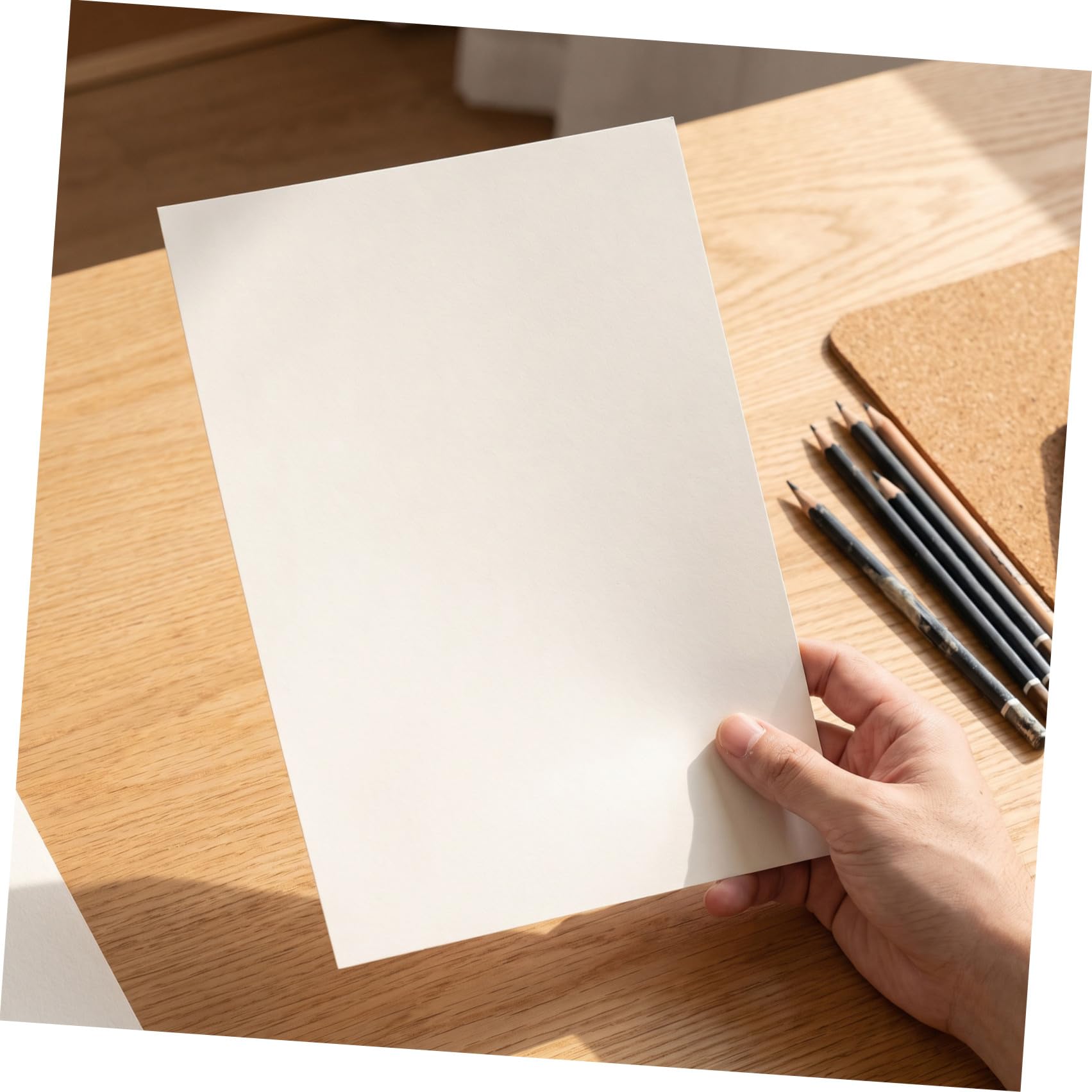 Homoyoyo 100 Unidades Papel para Presentación Color Marfil A4, para