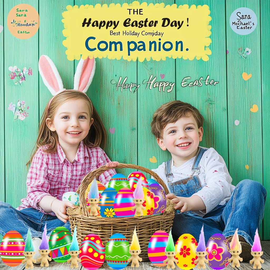 24 PCS Prefilled Easter Eggs with Mini Toys Inside Vintage Lucky Dolls Action Figures for Kids Boys Girls Easter Basket Stuffers Party Favors Easter Egg Fillers Hunt - Image 6