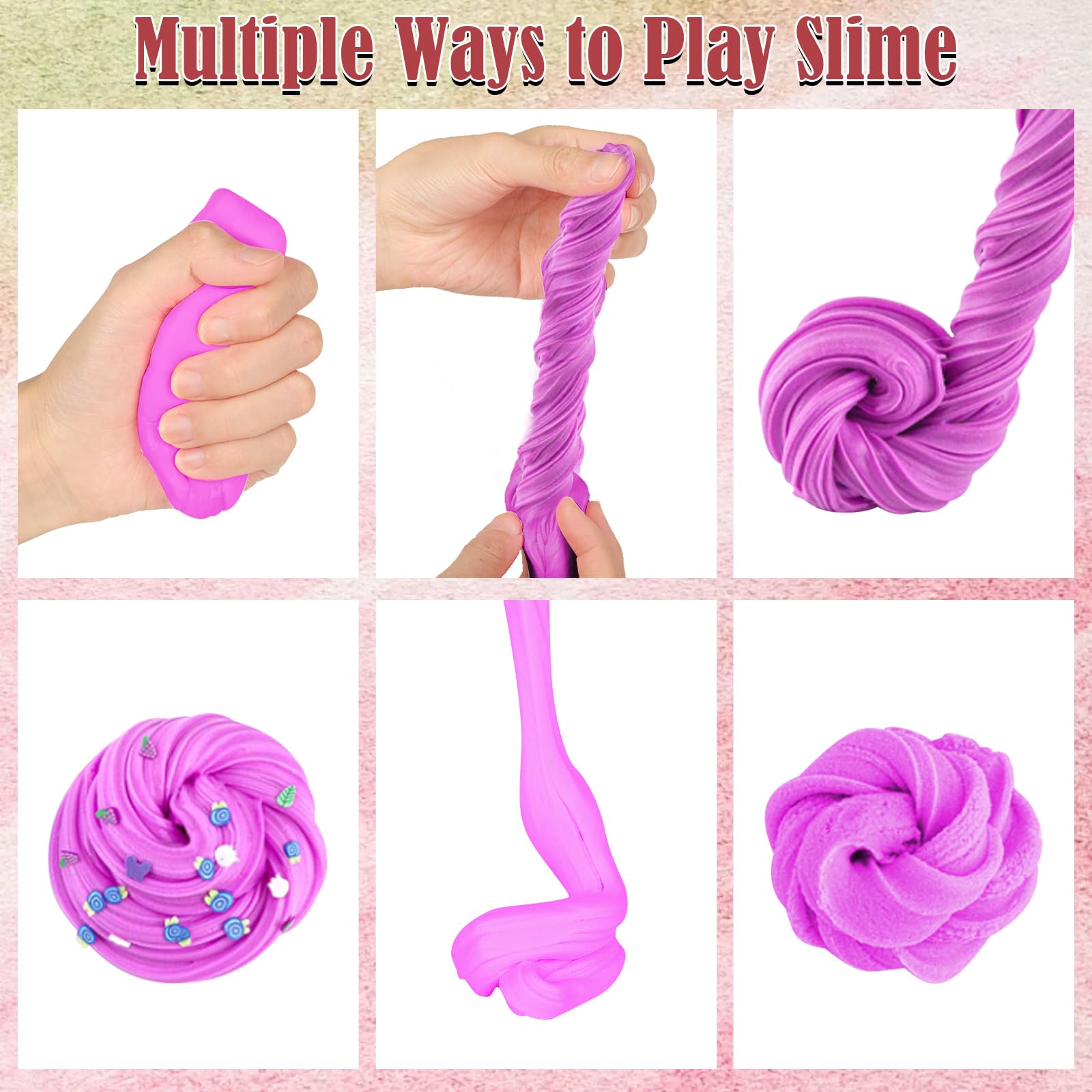 12 sztuk 70 ml Slime Set 12 kolorów masła Slime i Clear Slime, zestaw do samodzielnego wykonania dla dzieci, na urodziny, Halloween, Boże Narodzenie, prezent dla dziewcząt i chłopców