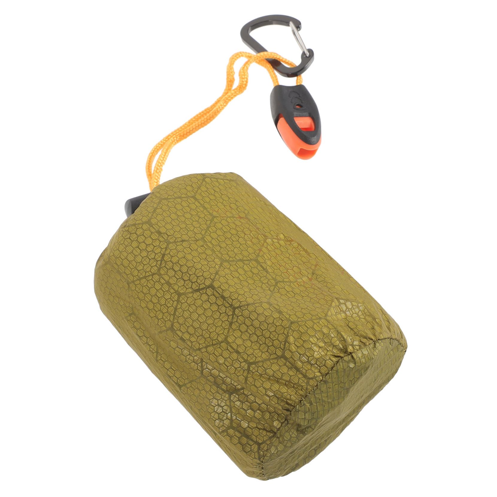 Toddmomy Pe Aluminium Film Schlafsack Zum Campen Notversorgung Schlafsack Für Haustiere Camping -Tasche Tasche Mit Kordelzug Überlebenswarmer Schlafsack Grün Pe-aluminiumfolie