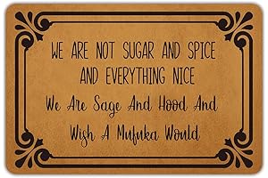 Not Welcome Outdoor Front Door Mat