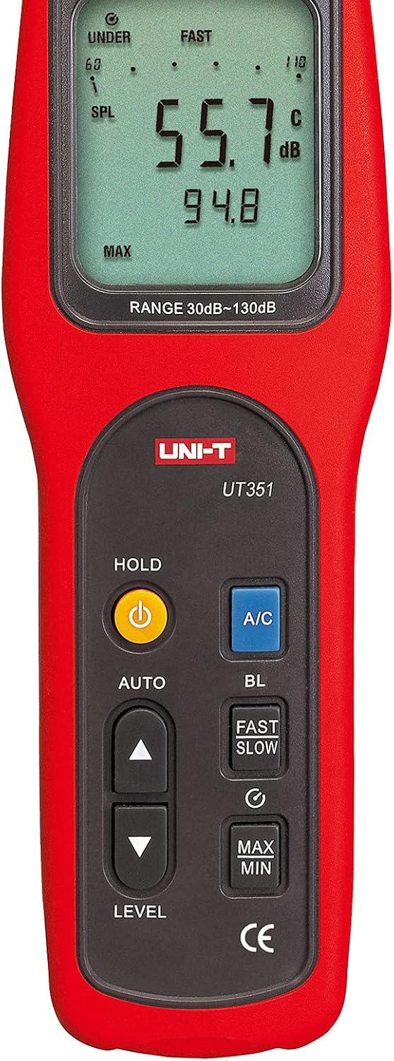Ut Instrument Display UNI-T UT351 Digital Sound Level Meter User Manual