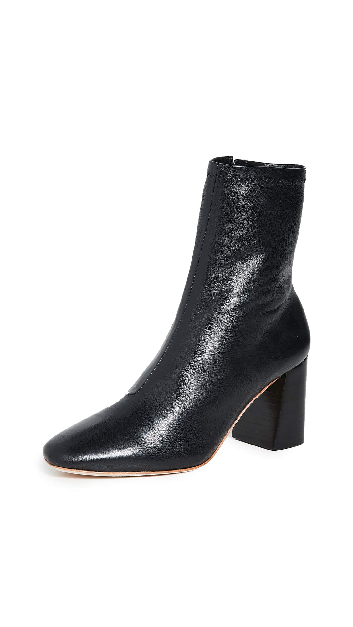 Loeffler Randall Womens Elise Slim Ankle Booties Black 9 Medium US