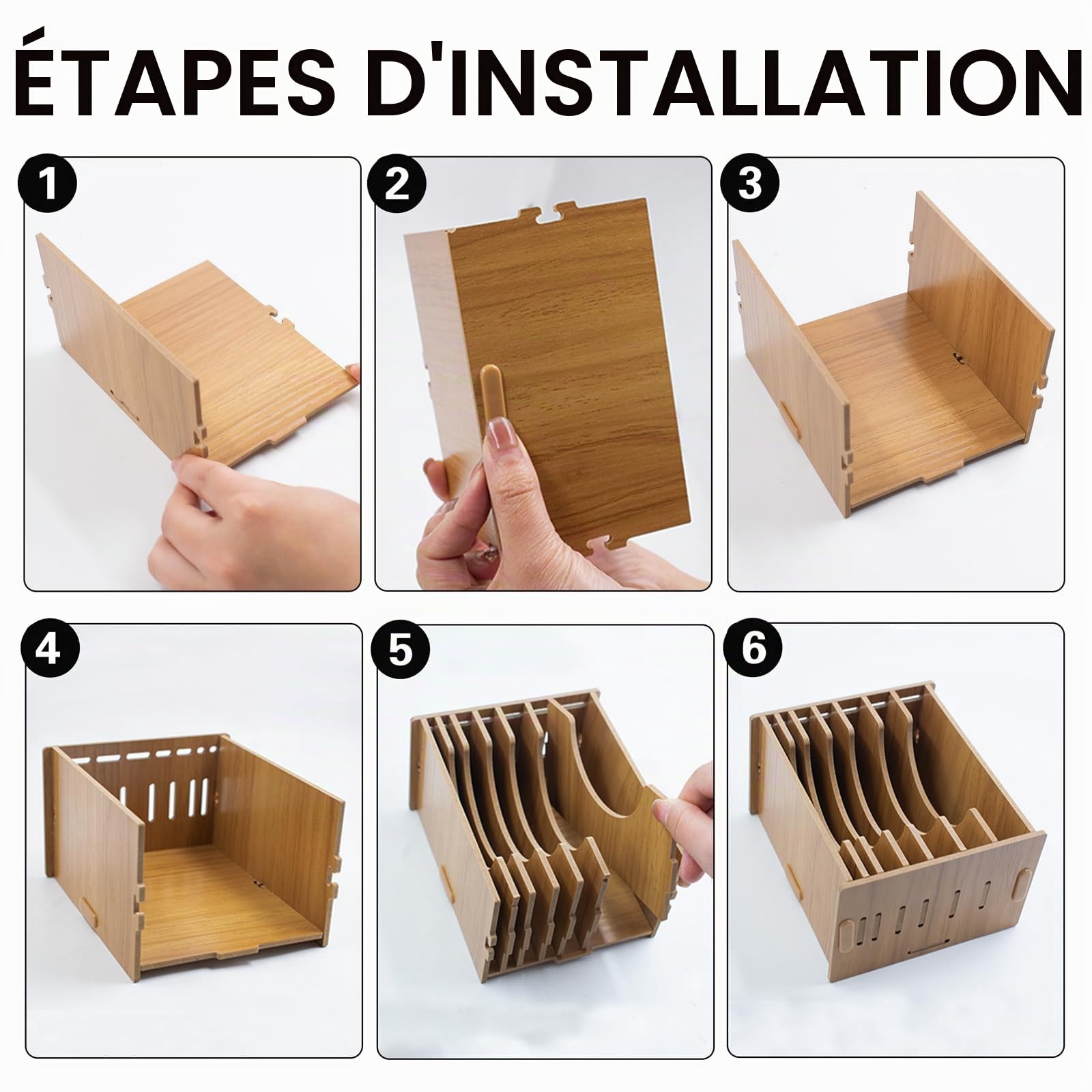 Distributeur de Feuille de Cuivre pour Fournitures de Vitraux 7 Compartiments Copper Foil Tape Dispenser pour les outils d'art du vitrail (No Tape) 13,5x11,7x8 cm