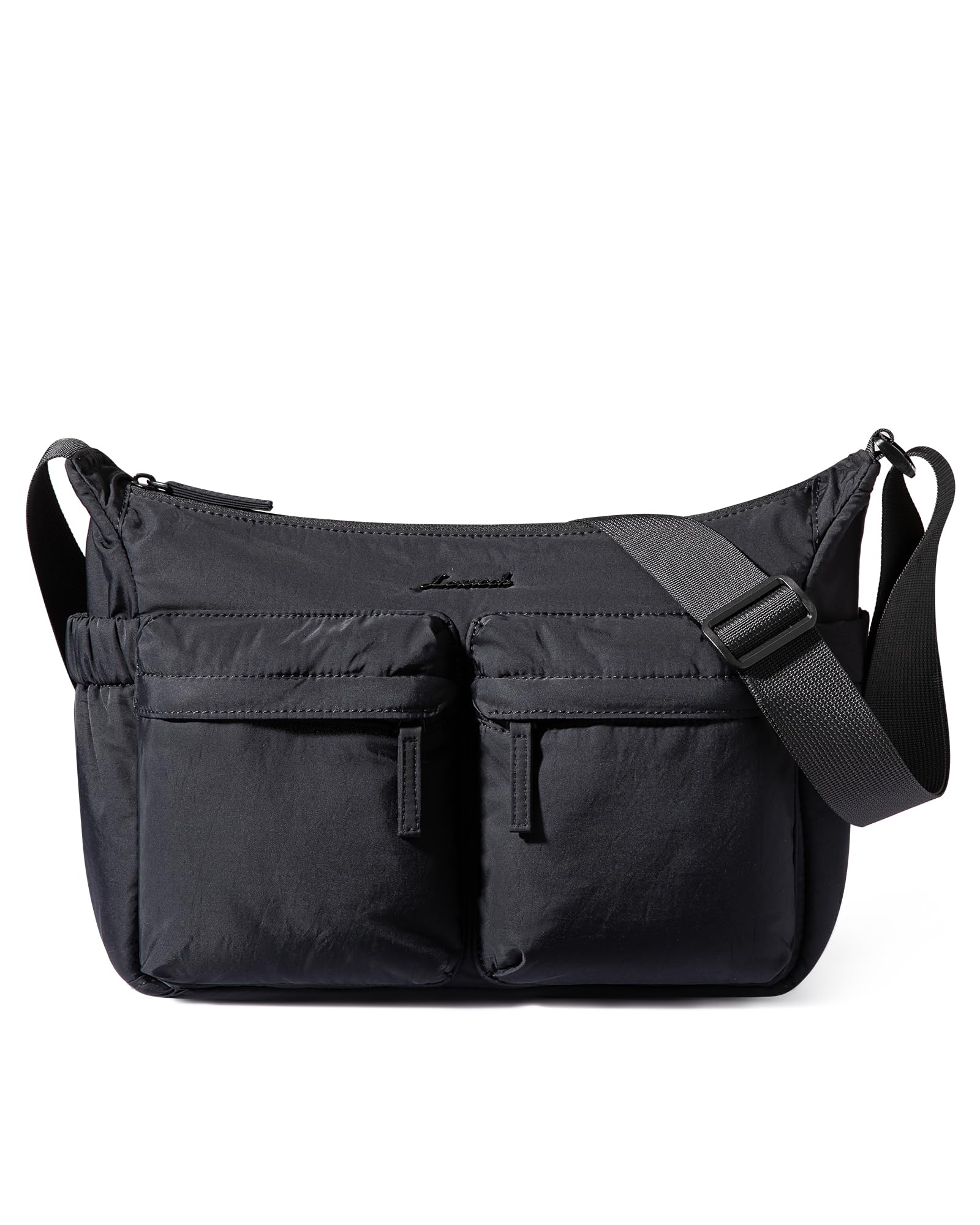 LOVEVOOK Puffy Crossbody Bags for Women Small Hobo Purse and Messenger Handbags Men with Adjustable Strap Travel Work