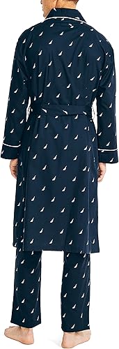 Miniatura 2 de Nautica - Bata de manga larga para hombre, ligera, 100% algodón