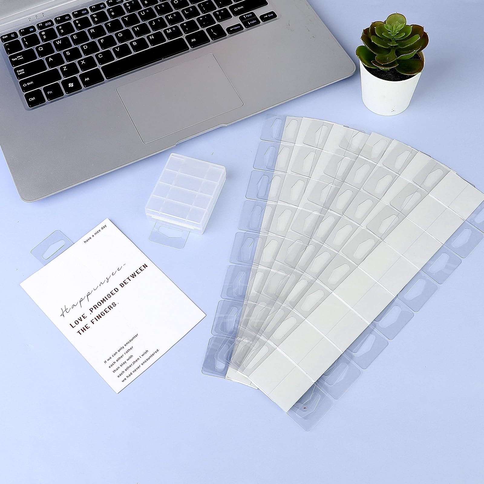 150 etichette autoadesive trasparenti in plastica da 7,6 x 2,5 cm per scaffali di supermercati e biblioteche. | Leroy Merlin