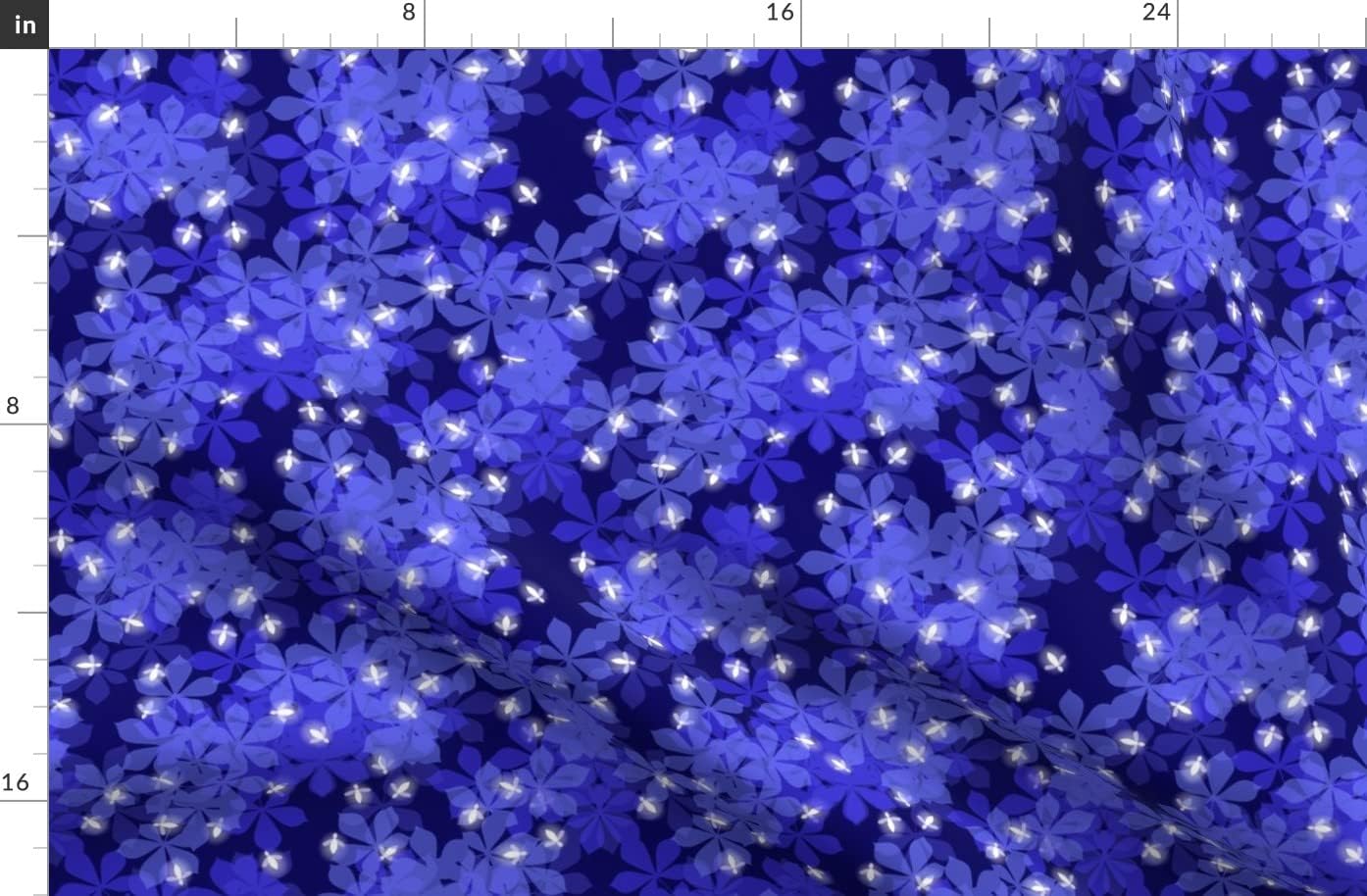 Spoonflower Fabric - Fireflies Leaves Nature Bugs Lights Insects Lightning Bug Printed on Organic Cotton Sateen Fabric by The Yard - Sewing Quilting Apparel Home Decor