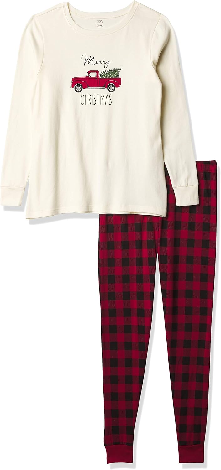 Touched by Nature Matching Holiday Family Pajamas: Clothing, Shoes & Jewelry