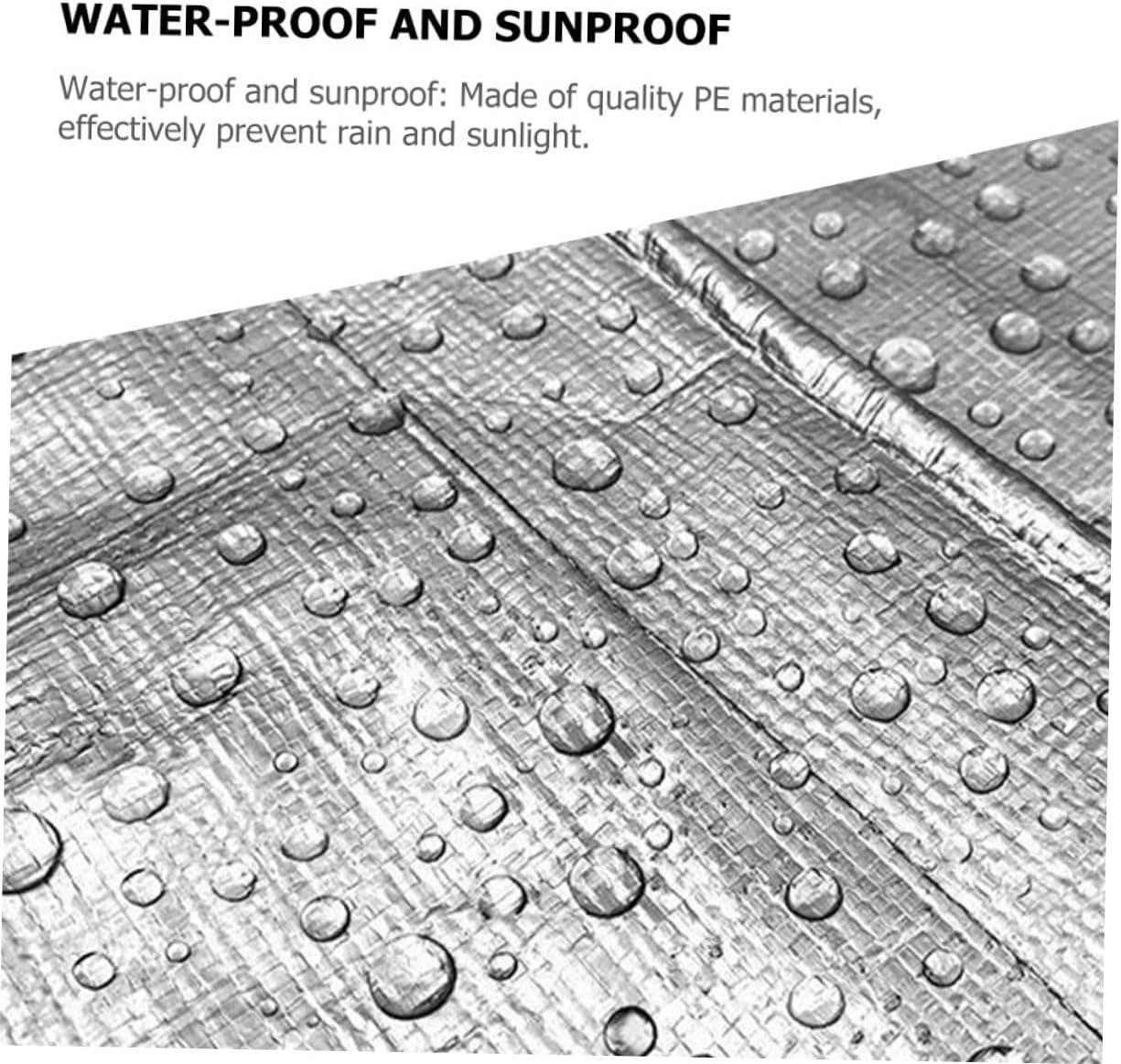 Outdoor Tarpaulin Large Heavy Duty Tarp Waterproof Sunshade Rainproof Cover Equipment Protection for Camping