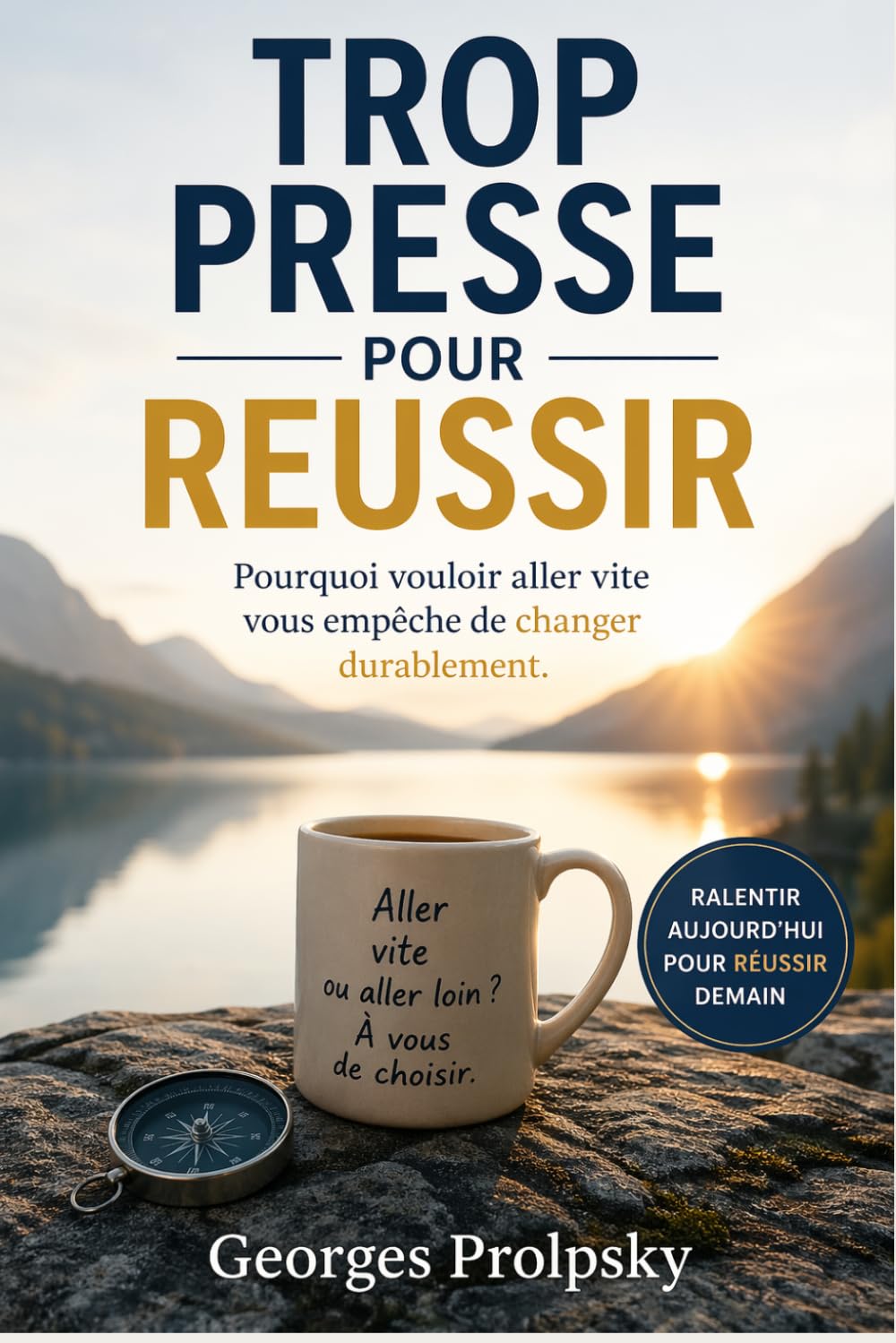 TROP PRESSE POUR REUSSIR: Pourquoi vouloir aller vite vous empêche de changer durablement.