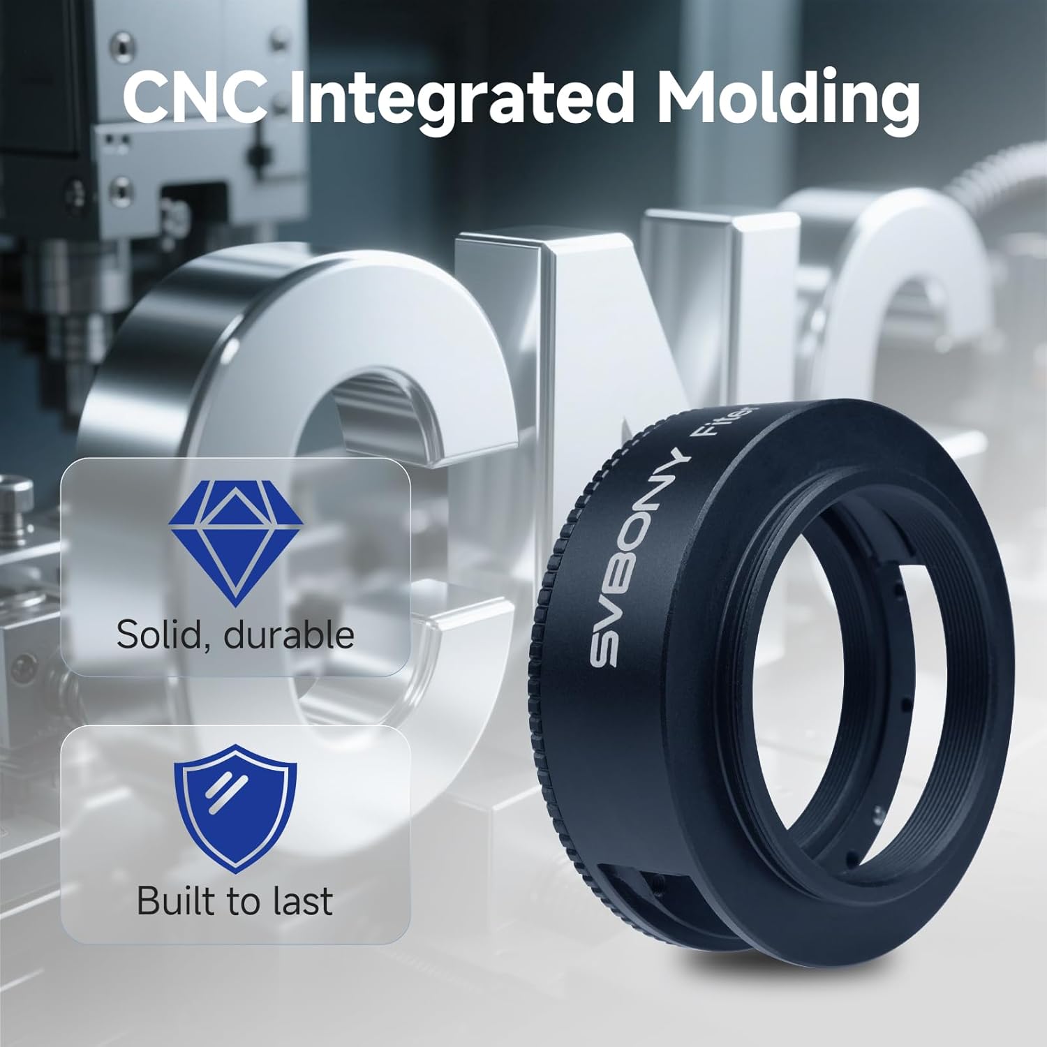 SVBONY SV241 Astronomy Telescope Power Adapter Bundle with SV226 M54 Telescope Filter Drawer, Astrophotography Filter Drawer Dual Magnet Holders for 2'' Filters, for Deep Sky Astrophotography