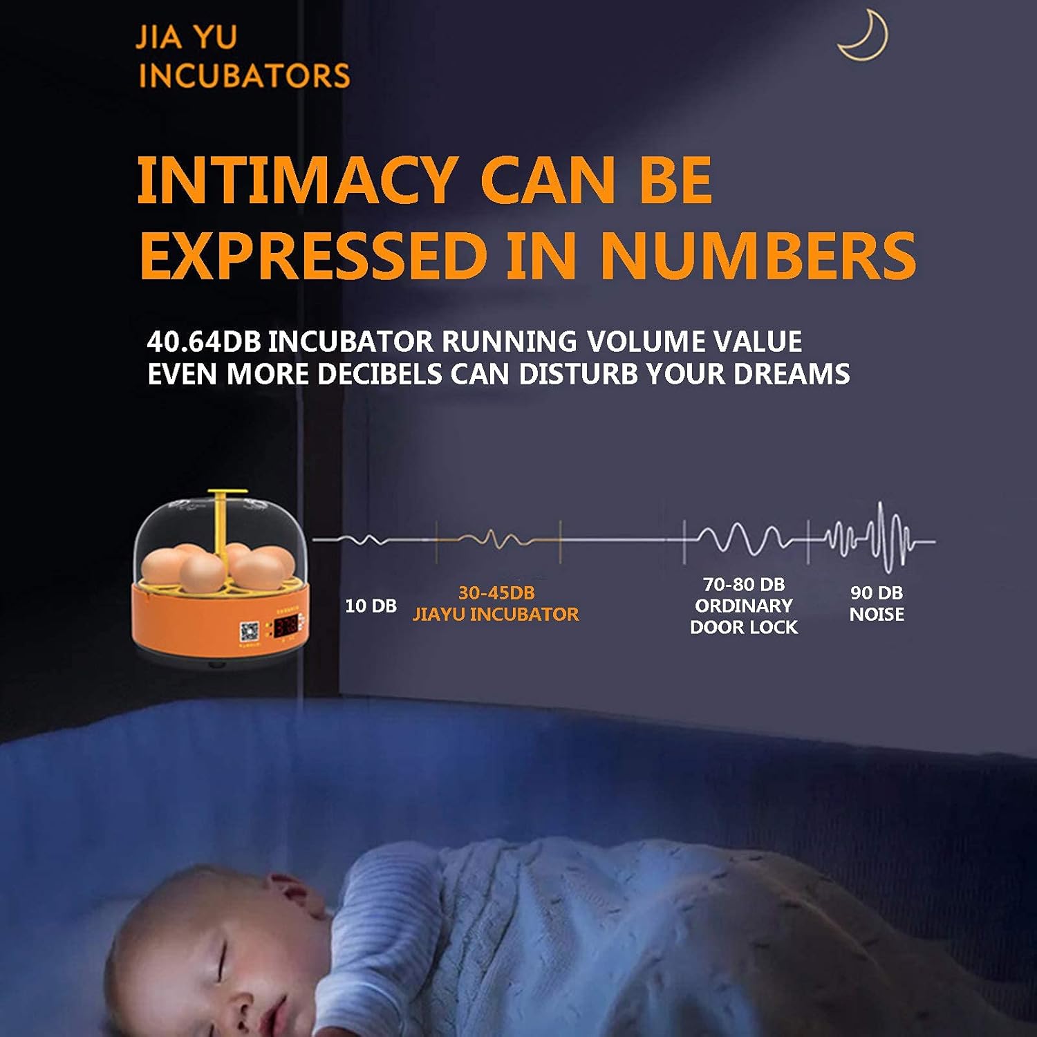 Egg Incubator Hatcher - 6 Eggs Digital Mini Fully Automatic with Temperature and Humidity Control Automatic,Egg for Hatching Chicken Duck