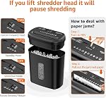 Amazon Basics 8-Sheet Cross-Cut Paper Shredder and Credit Card Shredder - Black