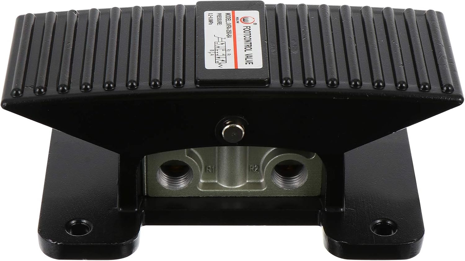 ULTECHNOVO Pneumatic Foot Valve 3 Position Foot Pedal Air Switch Zinc Alloy Operated Air Valve for Industrial Machine Control Welding Assembly Line