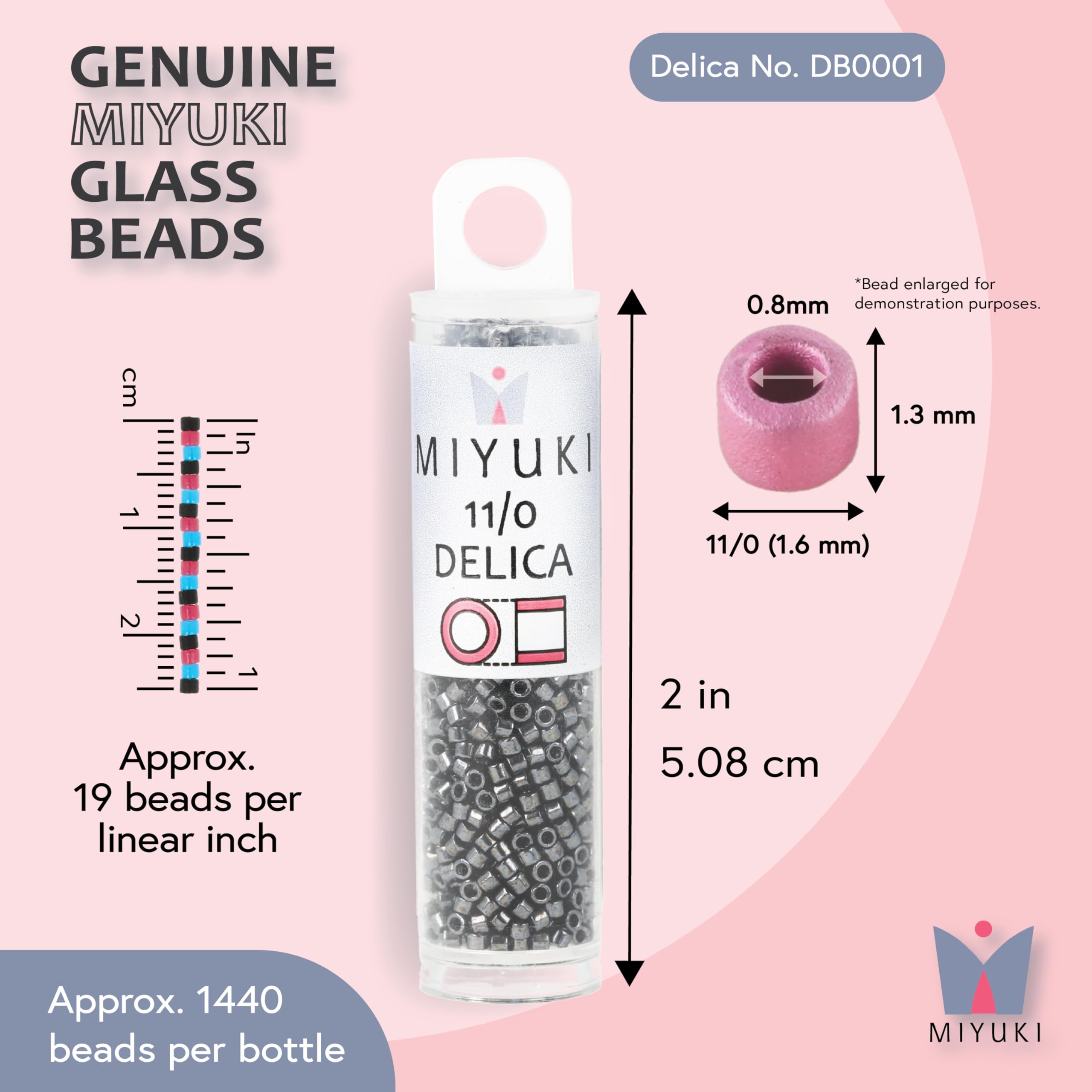 kuki　11点 25g Miyuki Delica Seed Bead 11/0 Inside Color Lined