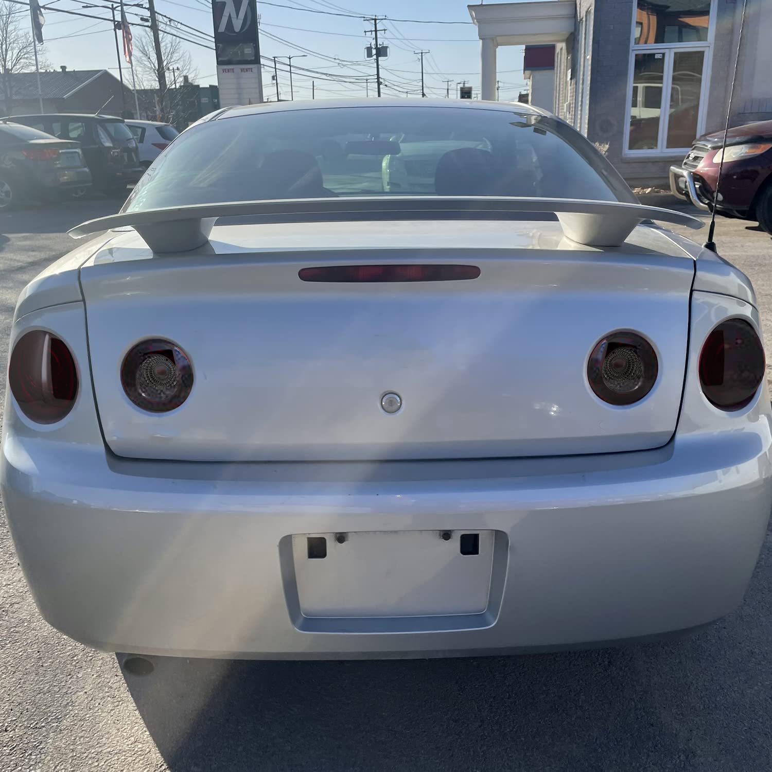 Spec-D Tuning Smoke Lens Tail Lights Compatible with 2005-2010 Chevy Cobalt 2 Door Coupe, Left + Right Pair Assembly