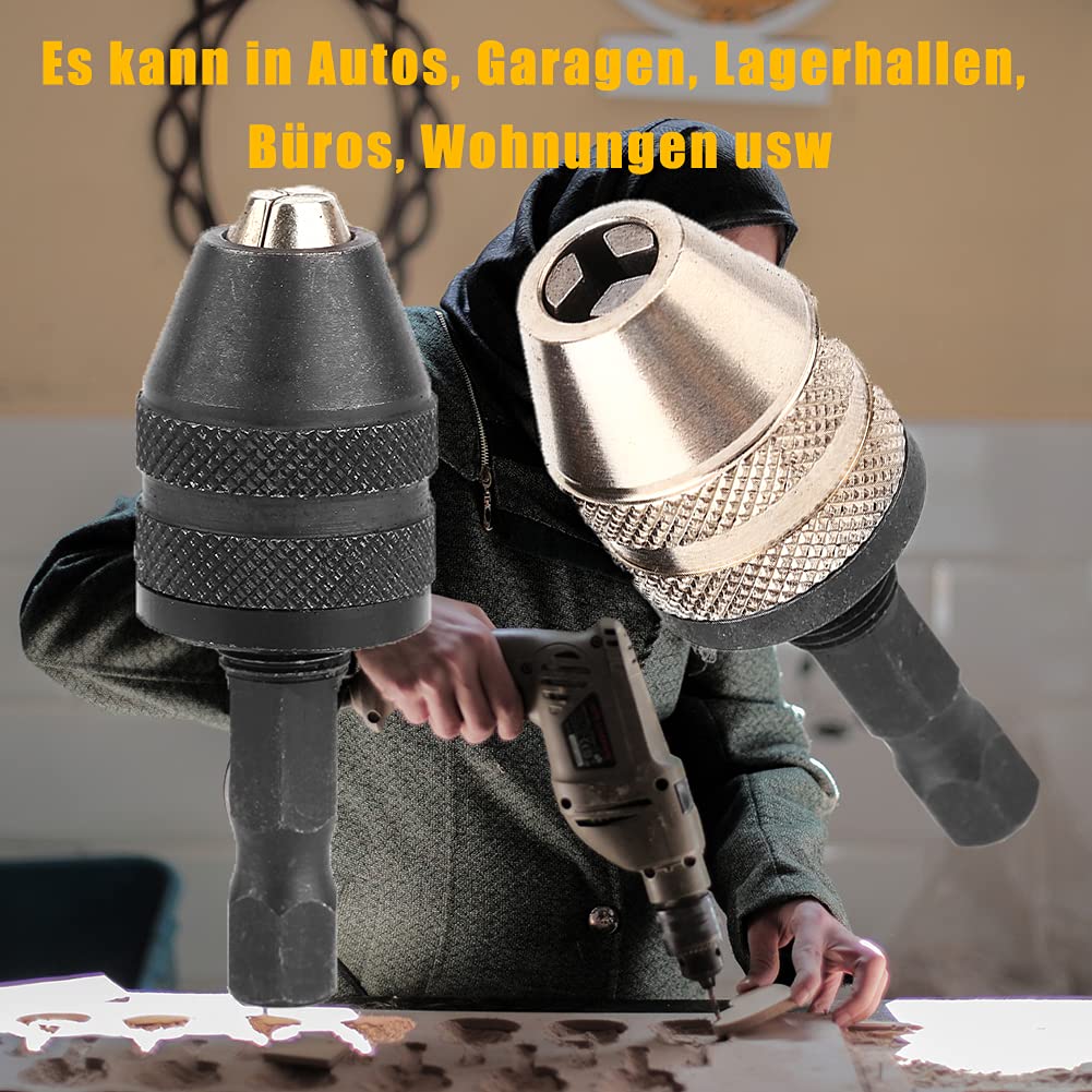 Saipor 3 Supporti Per Punte Da 60/150 Mm/300 Mm Di Lunghezza Per Punte A Sgancio Rapido Da 1/4 Pollici, Attacco Esagonale Magnetico, Supporto Per Trapano Avvitatore - Foto 9