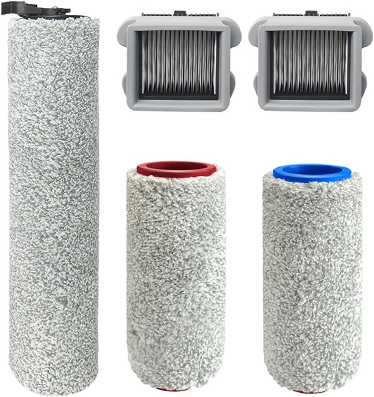 Compatible with Roborock Dyad U10 Floor Main Brush Accessories WD1S1A Robot Vacuum Cleaner Washable HEPA Filter Replacement Parts(6pcs)