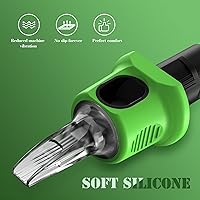 Vista 4 de INKin Kelly Cartuchos de tatuaje agujas 40 piezas mixtas #10 Bugpin curvado/redondo Magnum M-Taper 7RM 9RM 11RM 15RM 17RM