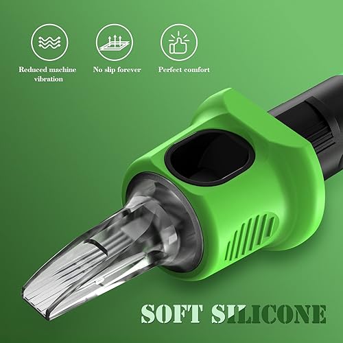 Miniatura 4 de INKin Kelly Cartuchos de tatuaje agujas 40 piezas mixtas #10 Bugpin curvadoredondo Magnum M-Taper 7RM 9RM 11RM 15RM 17RM