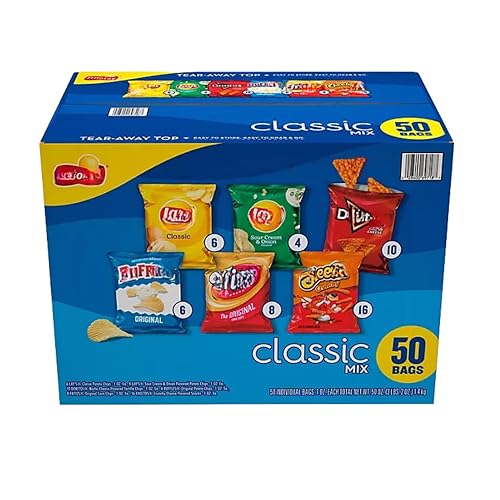 Classic Mix - Paquete variado de papas fritas, 50 unidades (1 paquete)