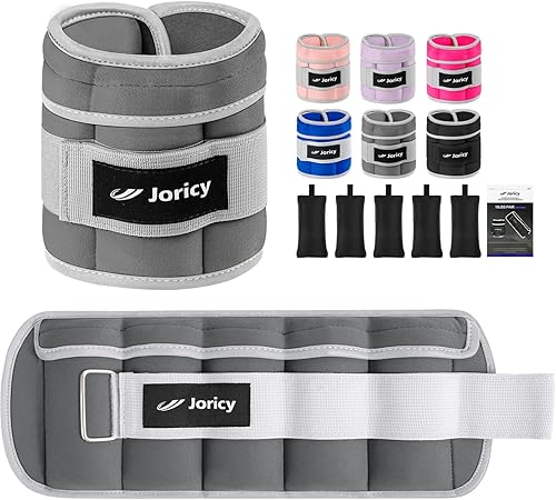 Pesas de tobillo ajustables para mujeres y hombres, 1 par de 1, 2, 4, 5, 6, 8, 10 libras, pesas para piernas, manos, brazos, muñecas con peso