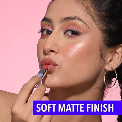 Blue Heave. Matte Love Mini Lipsticks pack of 10 | Long Lasting, Hydrating & Moisturizing Mini Roll on Lipsticks for Women | Soft-Matte Finish | 13g