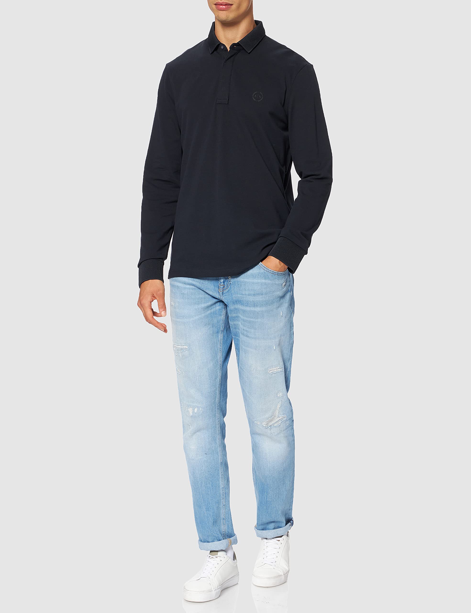 Armani Exchange Polo 8NZF79 ZJ81Z - Uomo