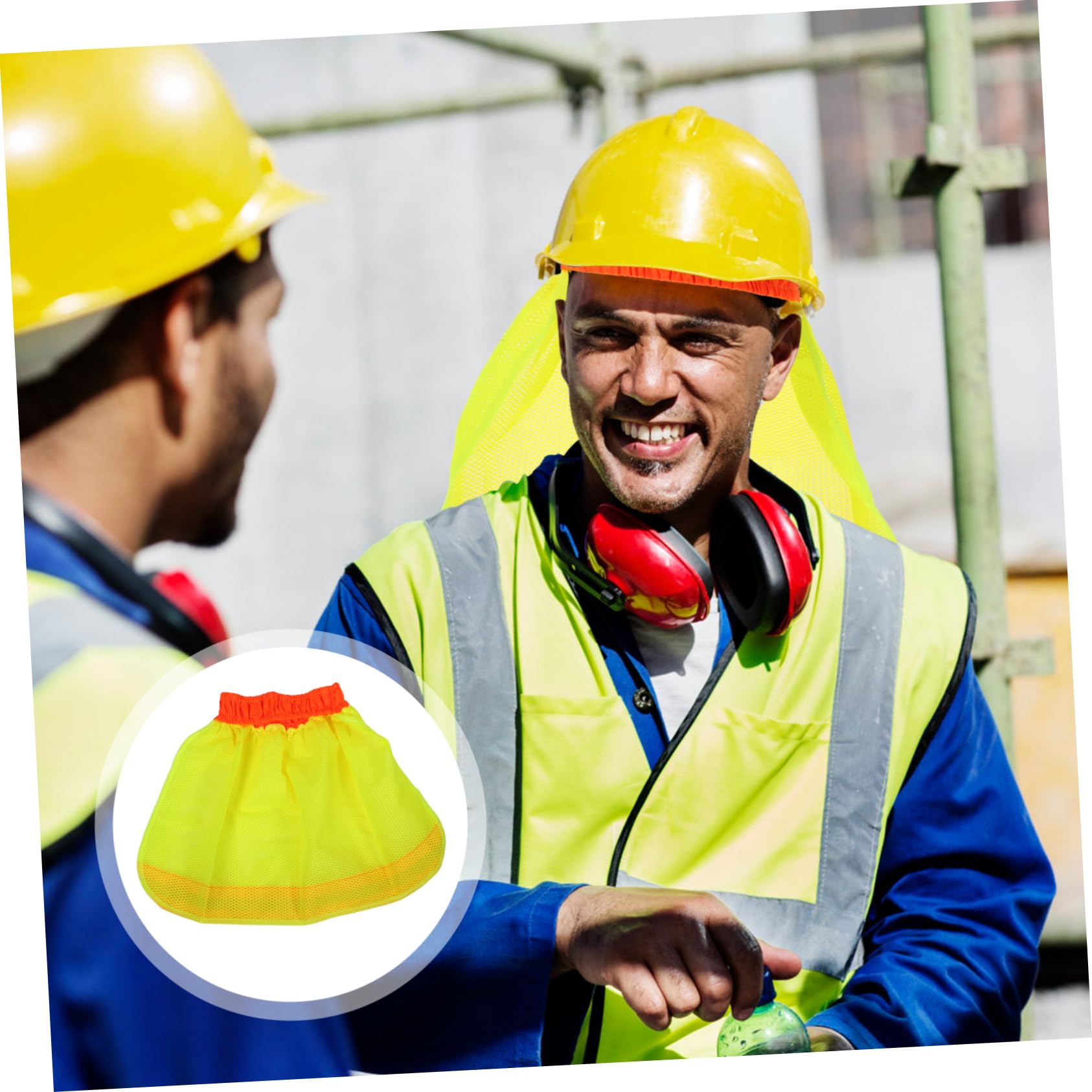 SHINEOFI Casco Di Sicurezza Riflettente Ombrelloni Cappello Di Protezione Solare Visibilità Cappello A Maglia Intera Cappello A Rete Da Sole Visiera Casco Da Sole Bordo Alto