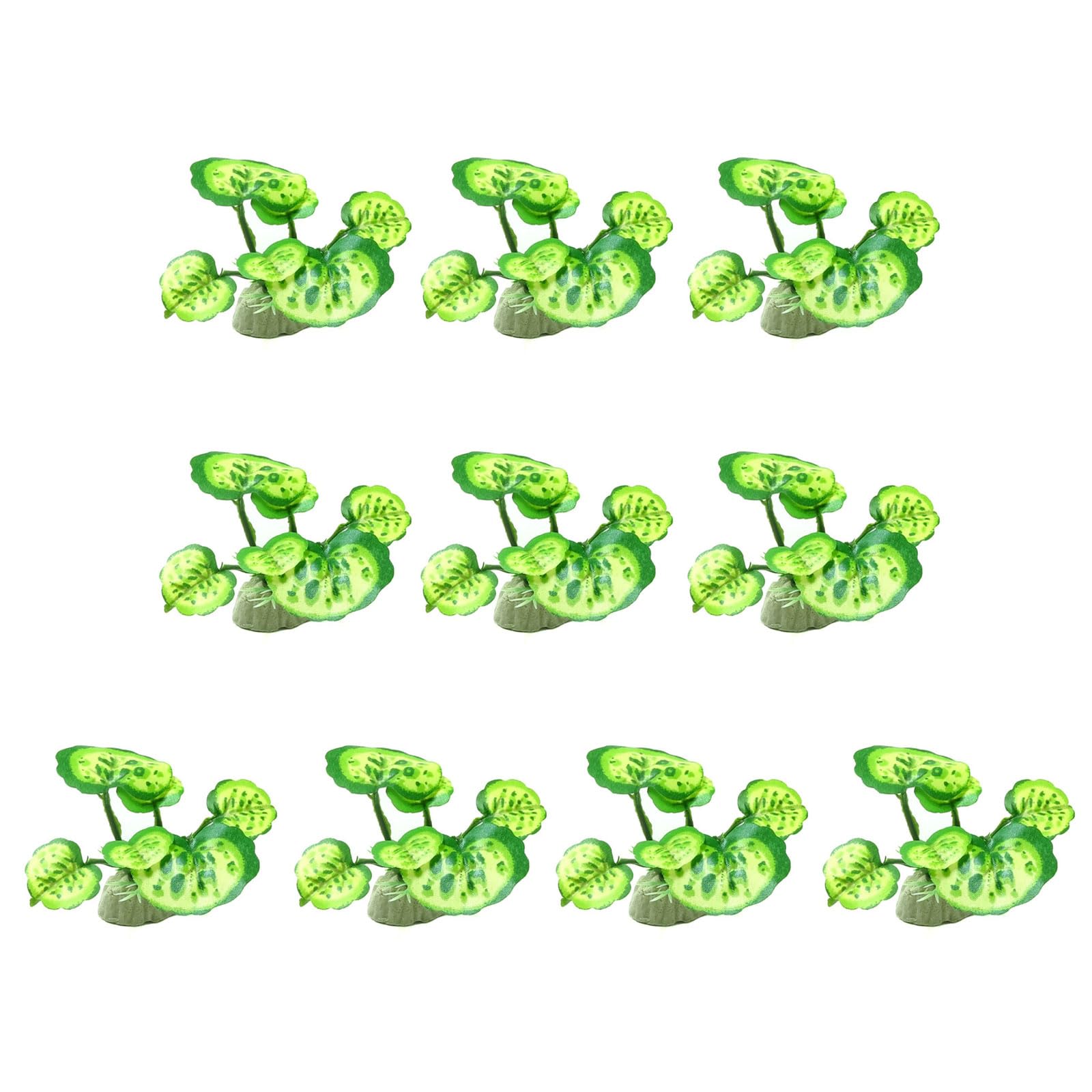 Hsioluted 10PCS Aquariums Ornament AquaPlants Fish Tanks Decoration Aquatic Plant Fish Tanks Landscaping Plant Aquarium Landscaping Accessories