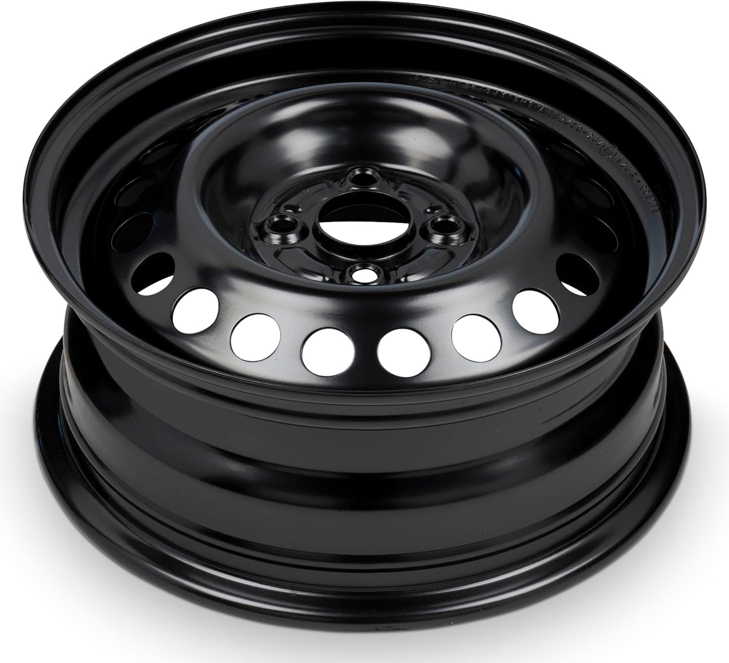 For 2015-2022 Honda Fit 15 Inch Painted Black Rim - OE Direct Replacement - Road Ready Car Wheel