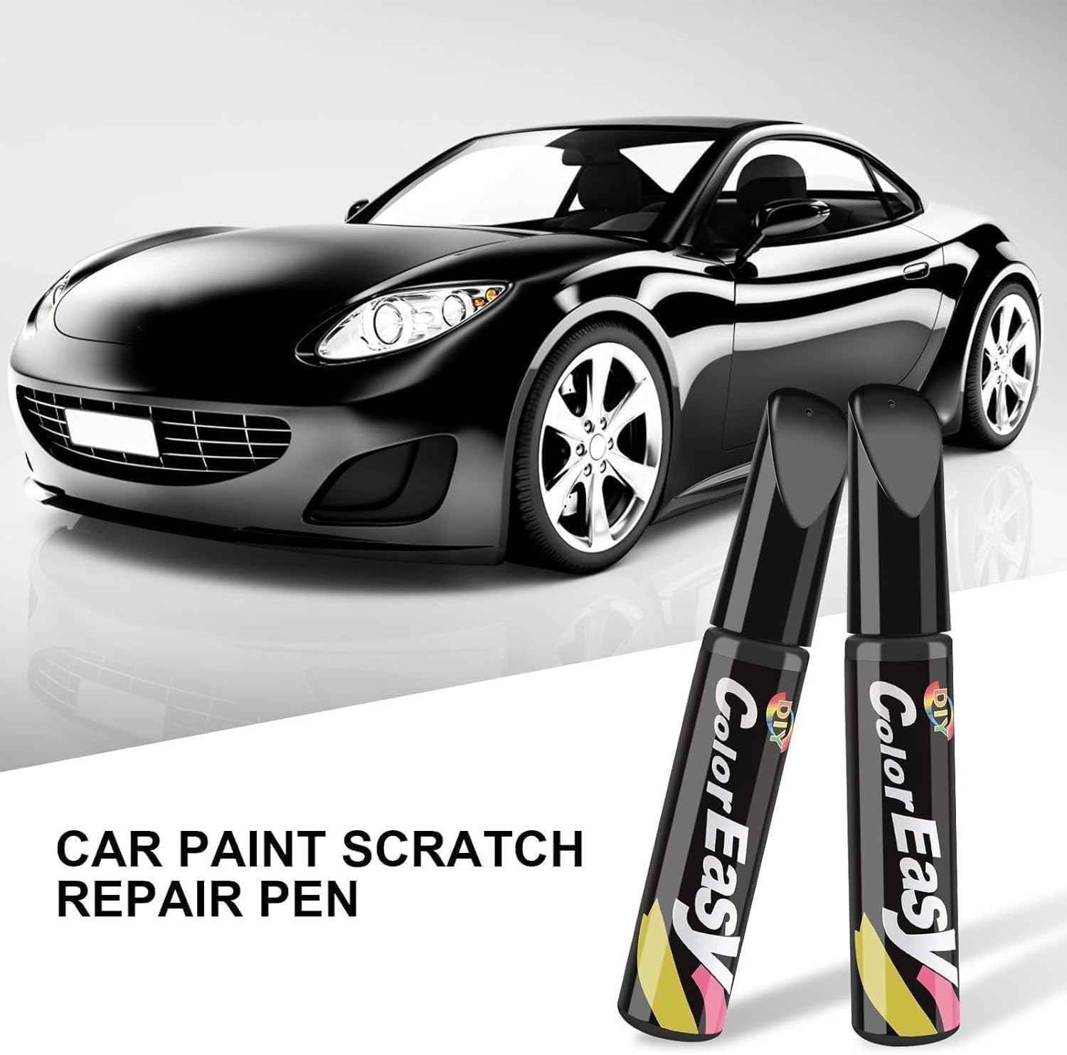 Car Scratch Remover Touch Up Paint Pen Automotive Car Paint Pen 2 In 1 Car Paint Scratch Repair for Deep Scratches Special-Purpose Car Paint (Black) - Image 2 thumbnail