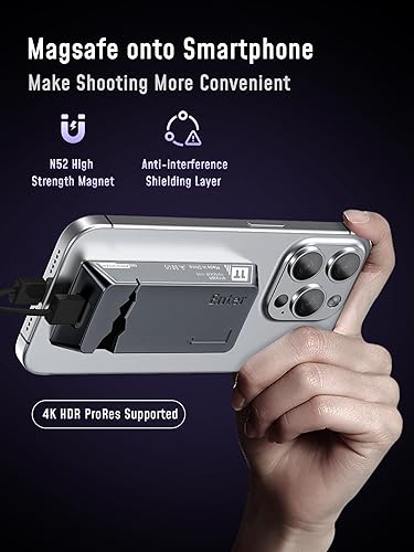 Miniatura 2 de MOVE SPEED CK20 SSD portátil de 2 TB con función magnética de hasta 2000 MBs, USB 3.2 Gen 2x2, soporta 4K ProRes HDR, disco duro externo SSD