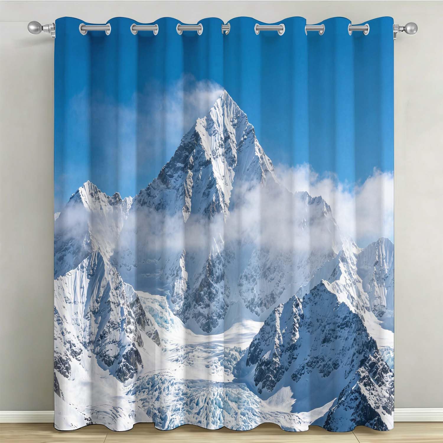 Tende Oscuranti Montagne di Neve per Interni 2 Pannelli 150x250 cm
