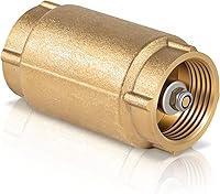Camoo 1 Inch No-Lead Brass Check Valve Backflow Preventer for Merrill CVNL100 700 Series - 200 PSI, 190°F Max, 1'' FNPT
