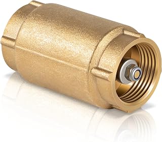 Camoo 1 Inch No-Lead Brass Check Valve Backflow Preventer for Merrill CVNL100 700 Series - 200 PSI, 190°F Max, 1'' FNPT