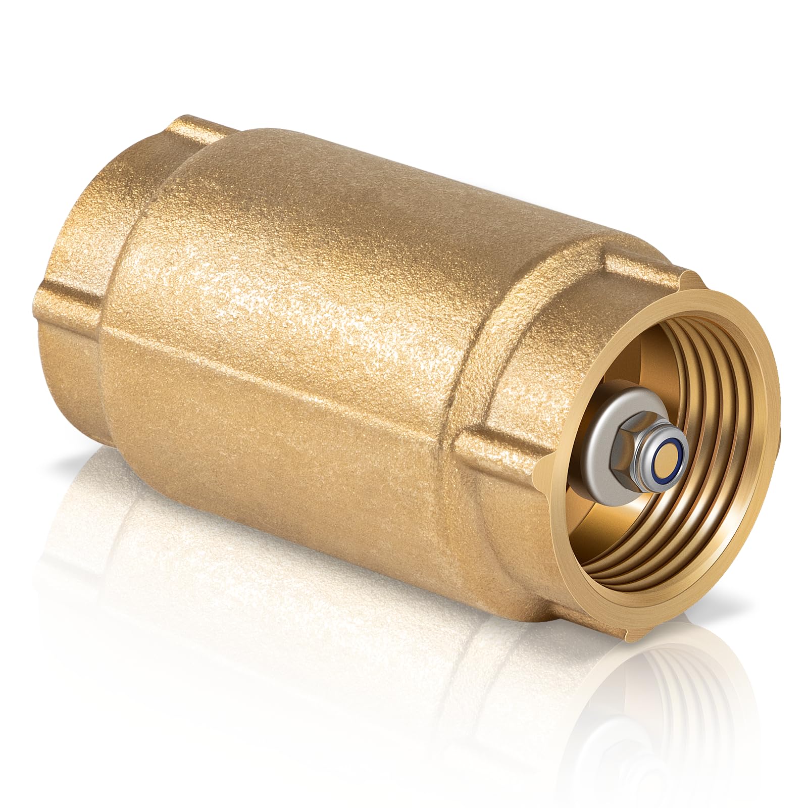 Photo 1 of 1 inch Check Valve with Backflow Preventer for Merrill CVNL100 700 Series - 200 PSI, 190°F Max Temp, 1'' FNPT × 1'' FNPT, No-Lead Brass