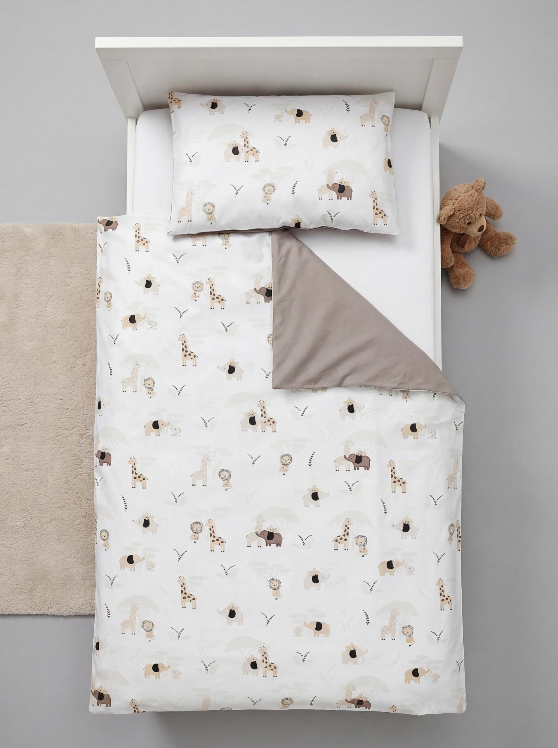 TupTam Juego de Ropa de Cama para Niños, de 2 Piezas., Conejo/Rosa/Lunares, 120x90 cm — view 146